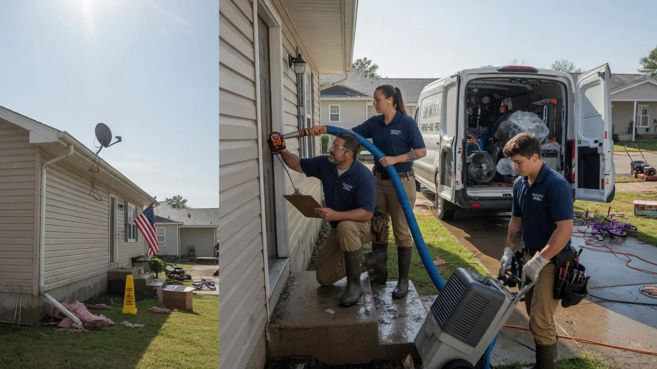 Ceiling Water Damage Restoration in Romulus, MI near me